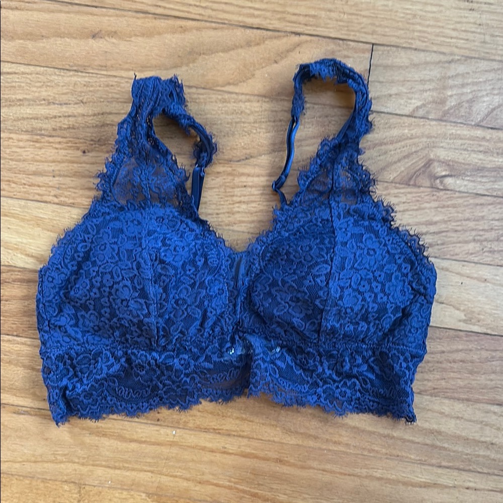 Aerie Lace Bralette (Blue)